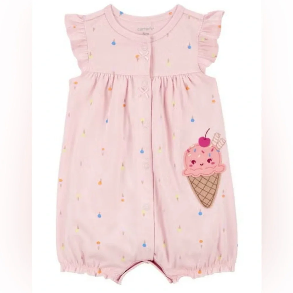 Carter’s Baby Ice Cream Snap-Up Romper - 18M - Picture 1 of 7